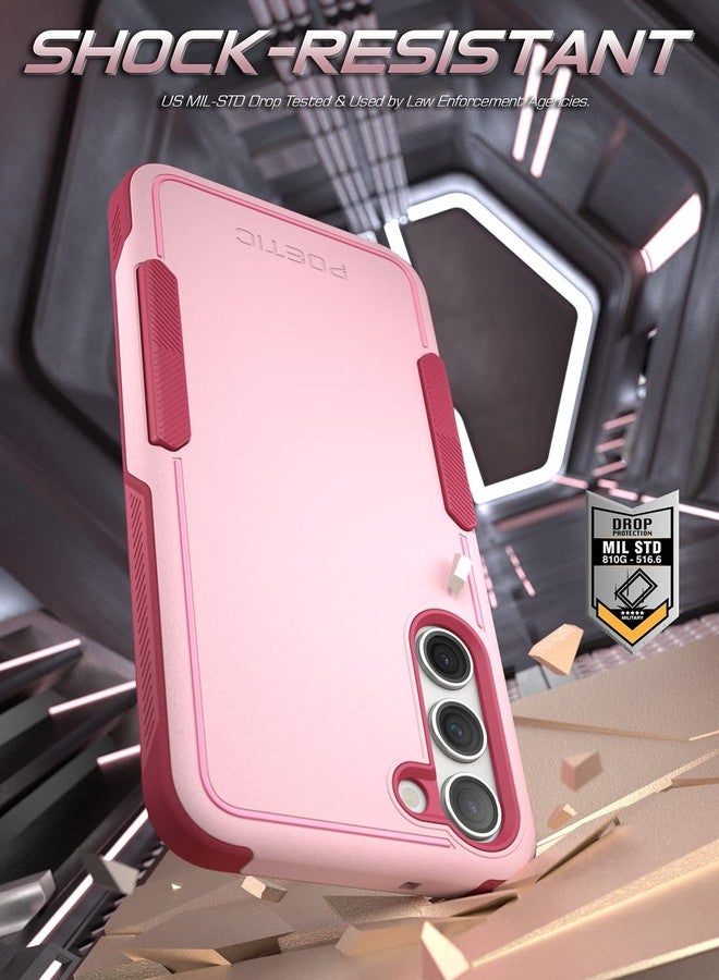 Poetic Neon Series Case Compatible with Galaxy S23 Plus 5G 6.7 inch, Dual Layer Heavy Duty Tough Rugged Lightweight Slim Shockproof Protective Cover Case, Light Pink - Image 5